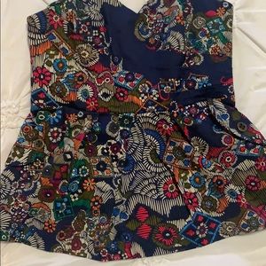 Anthropologie Corset Style Top